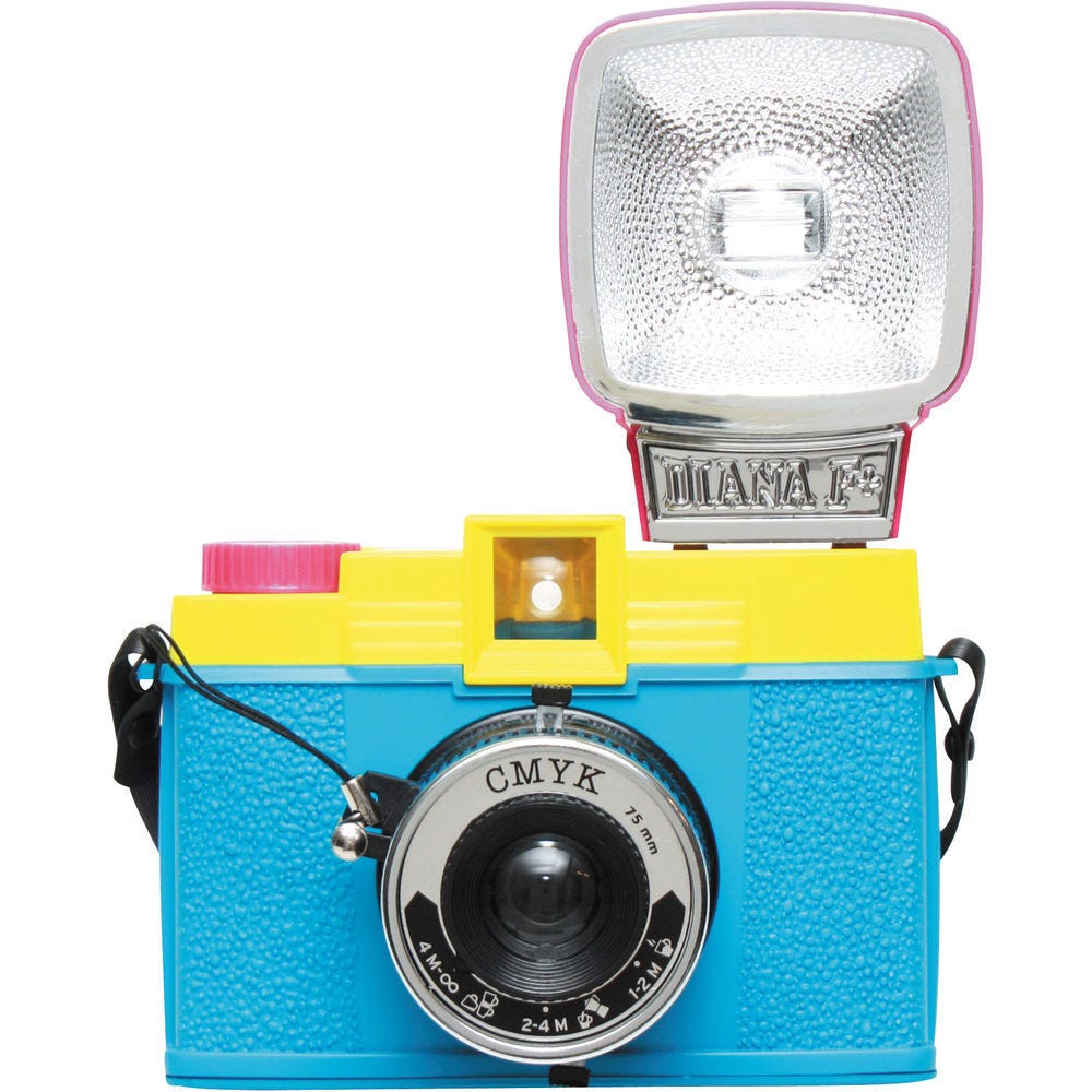 Lomography Diana F+ Camera & Flash - CMYK Edition