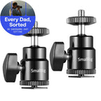 SmallRig 1/4 Camera Hot shoe Mount with Additional 1/4 Screw (2pcs Pack)2059