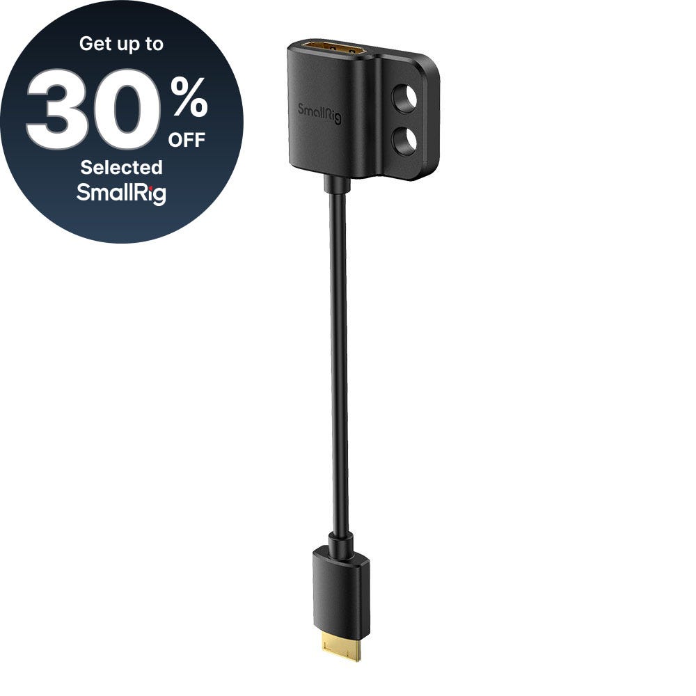 SmallRig Ultra Slim 4K HDMI Adapter Cable (C to A) 3020