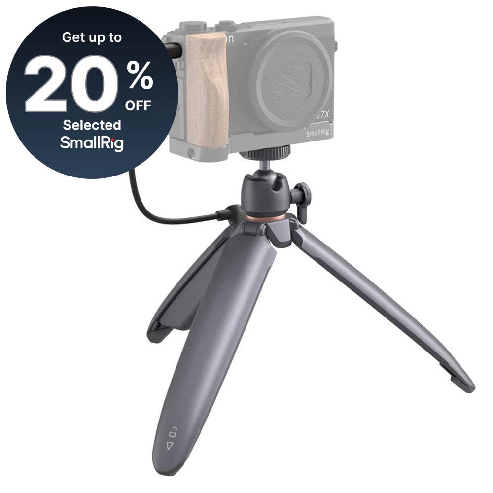 Smallrig Wireless Charging Tripod -with Smartphone Holder (Space Gray) 3534
