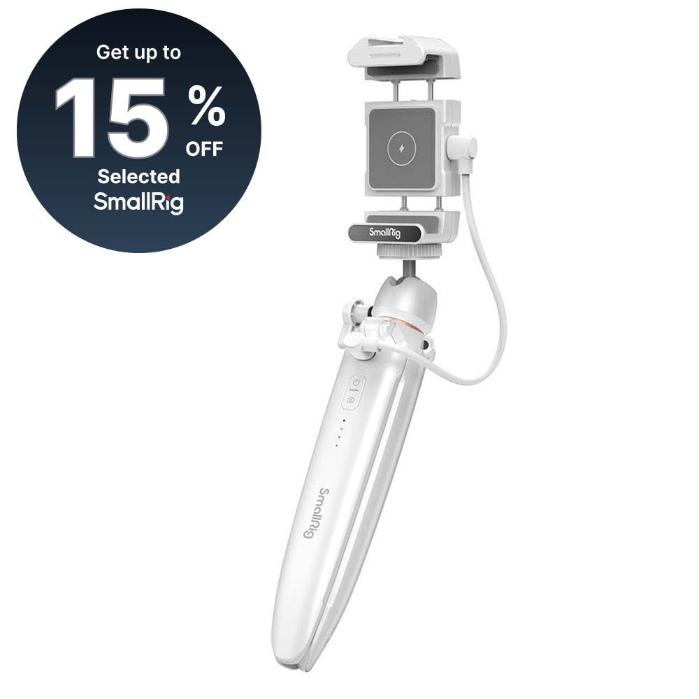 Smallrig Wireless Charging Tripod - White 3541