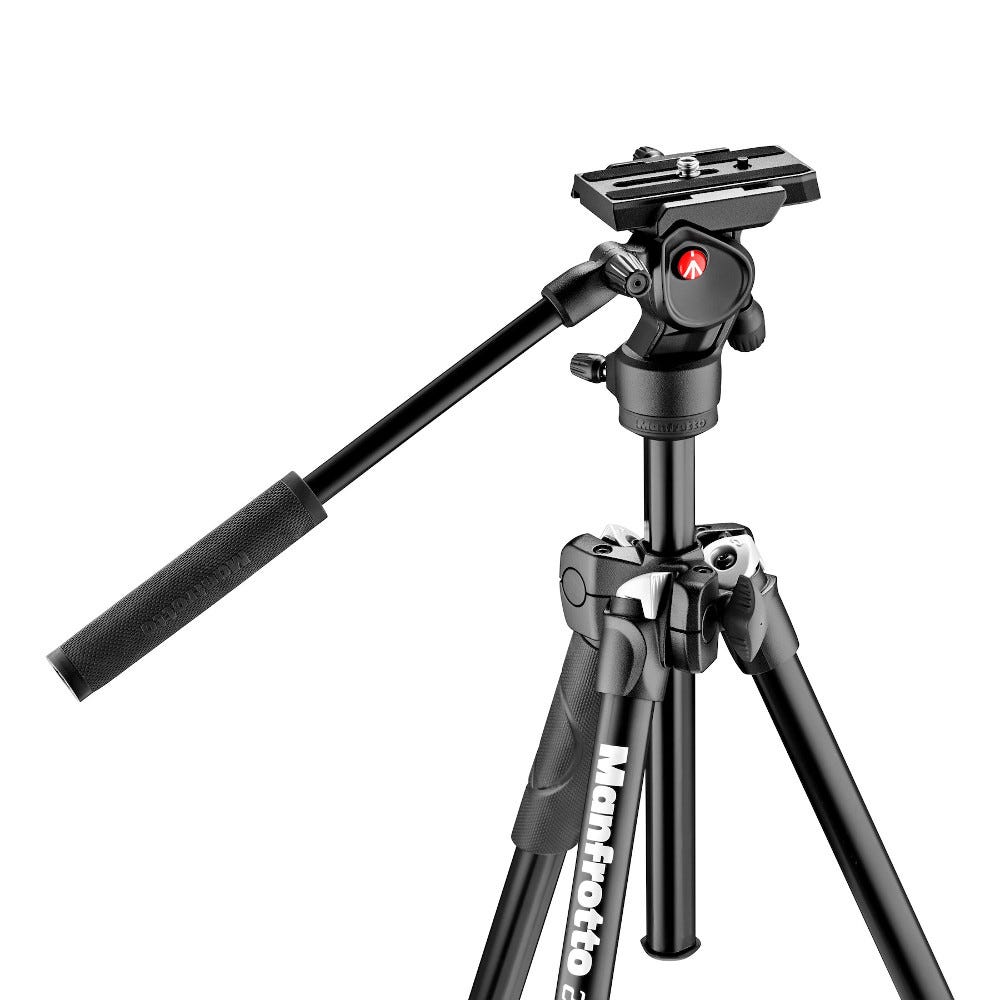 Manfrotto 290 Light Aluminum Tripod with Befree live fluid video head