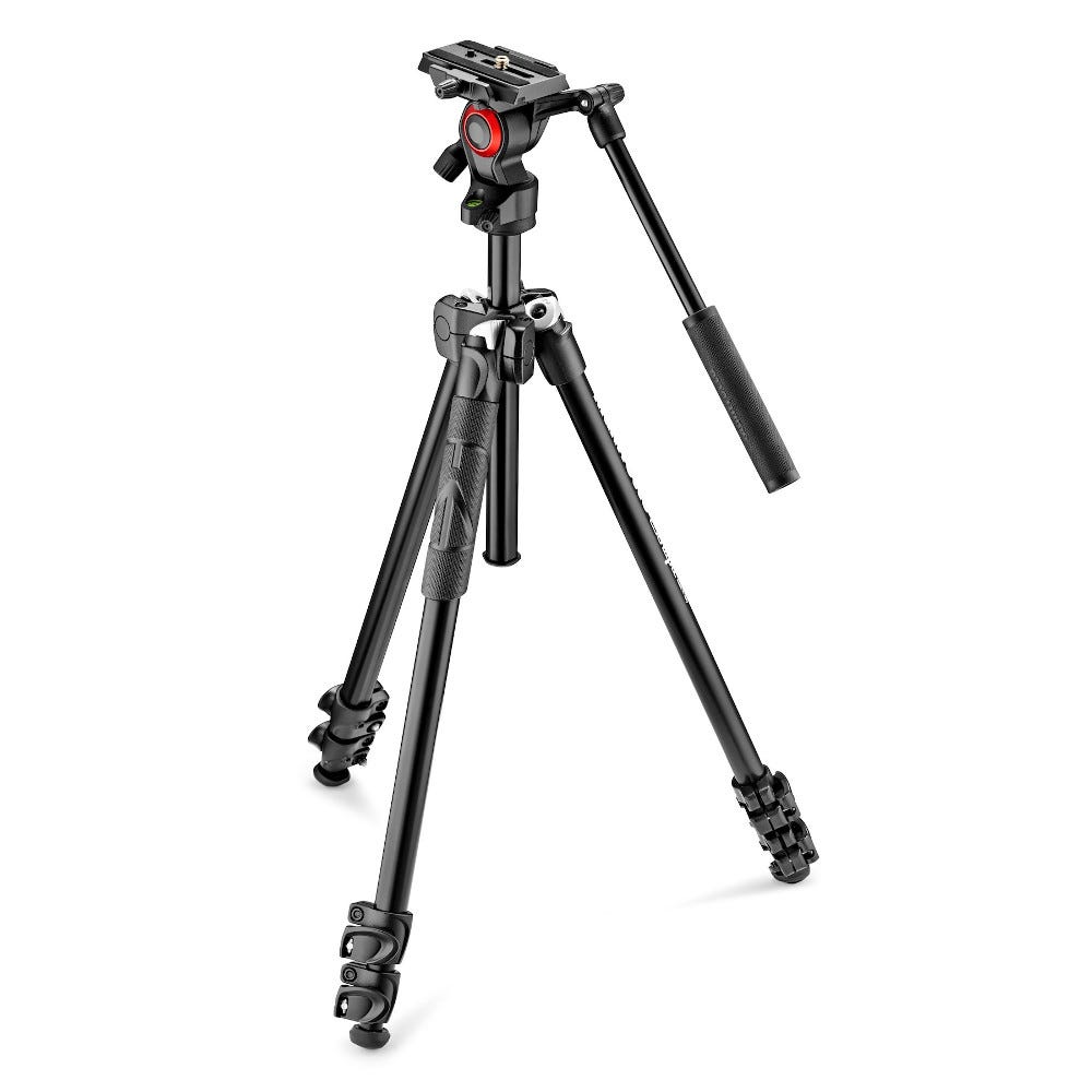 Manfrotto 290 Light Aluminum Tripod with Befree live fluid video head