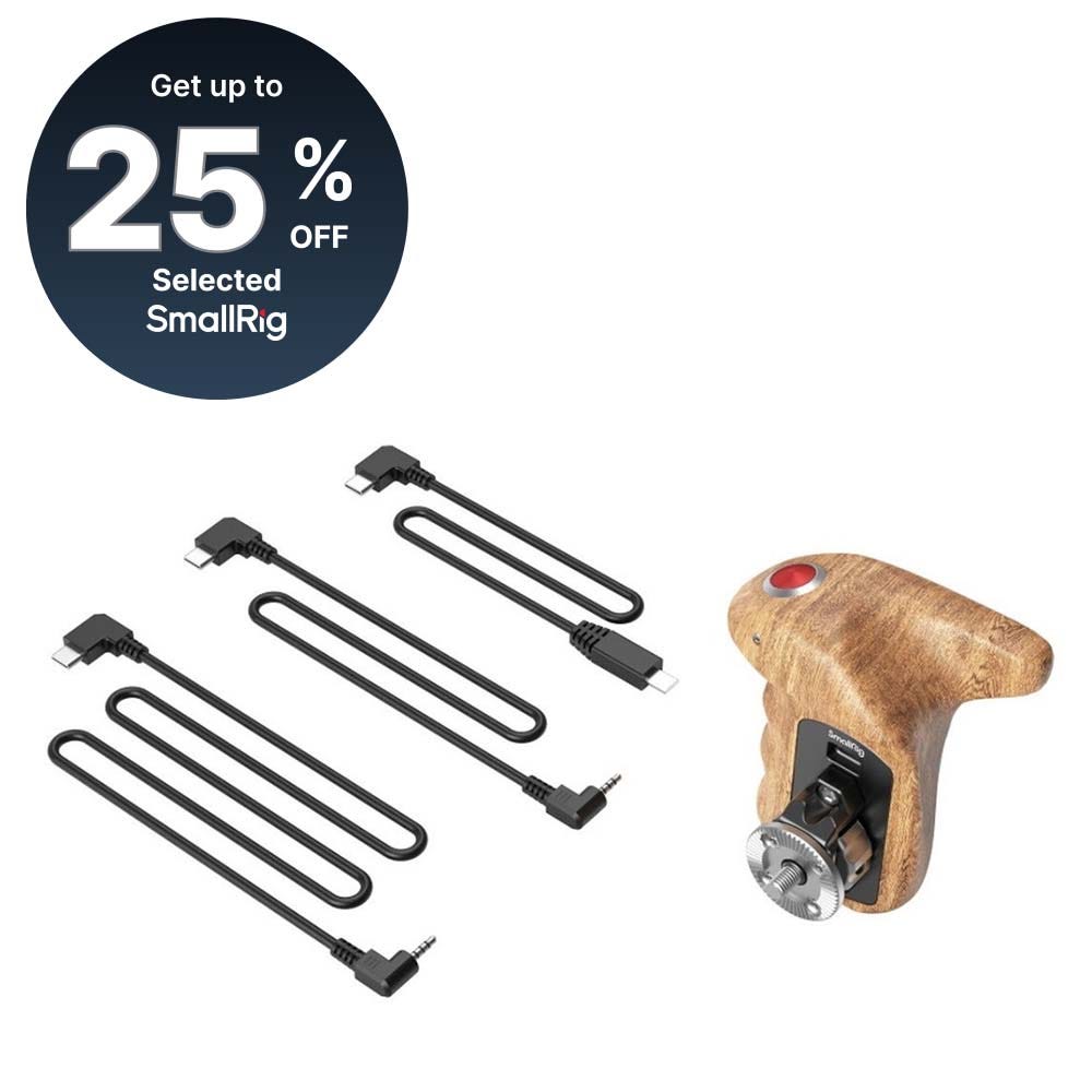 SmallRig Rosette Side Handle with Record Start/Stop Remote Trigger