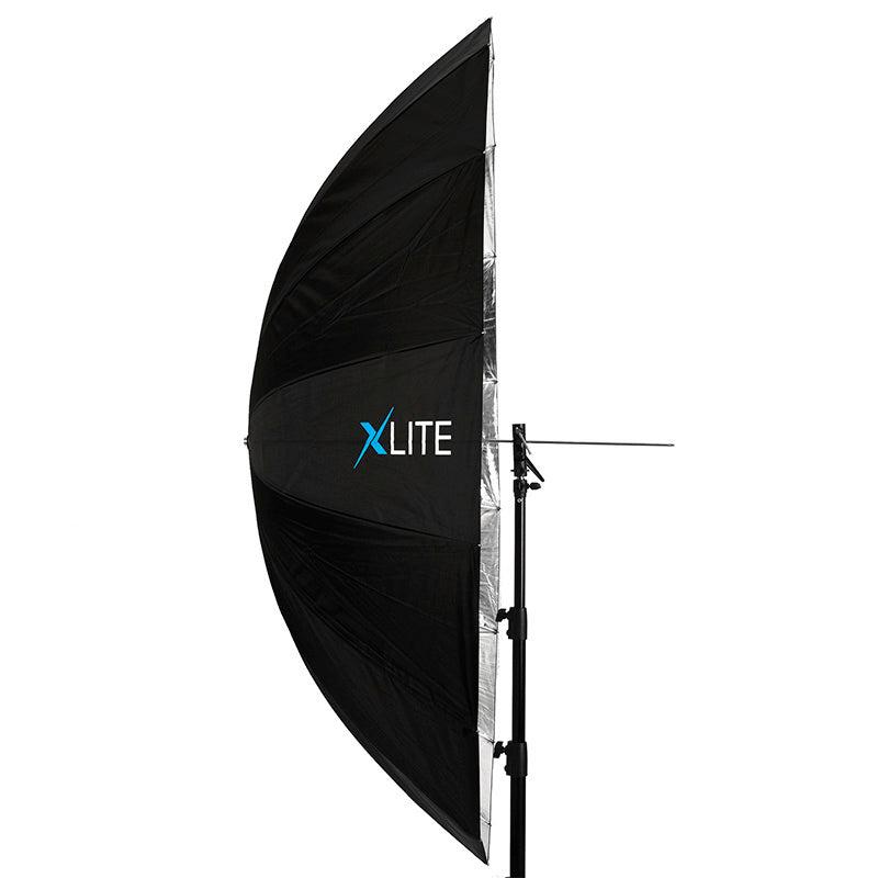 Xlite Jumbo Black / Silver Umbrella 180cm