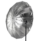 Xlite Deep Parabolic Black / Silver Umbrella 105cm