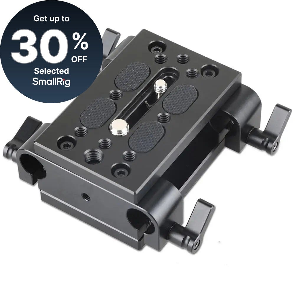SmallRig Tripod Mounting Kit with 15mm Rail Block