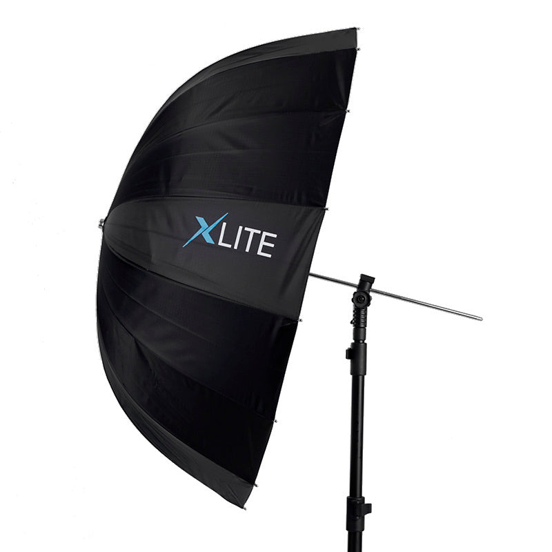 Xlite Deep Parabolic Black/Silver Umbrella 85cm