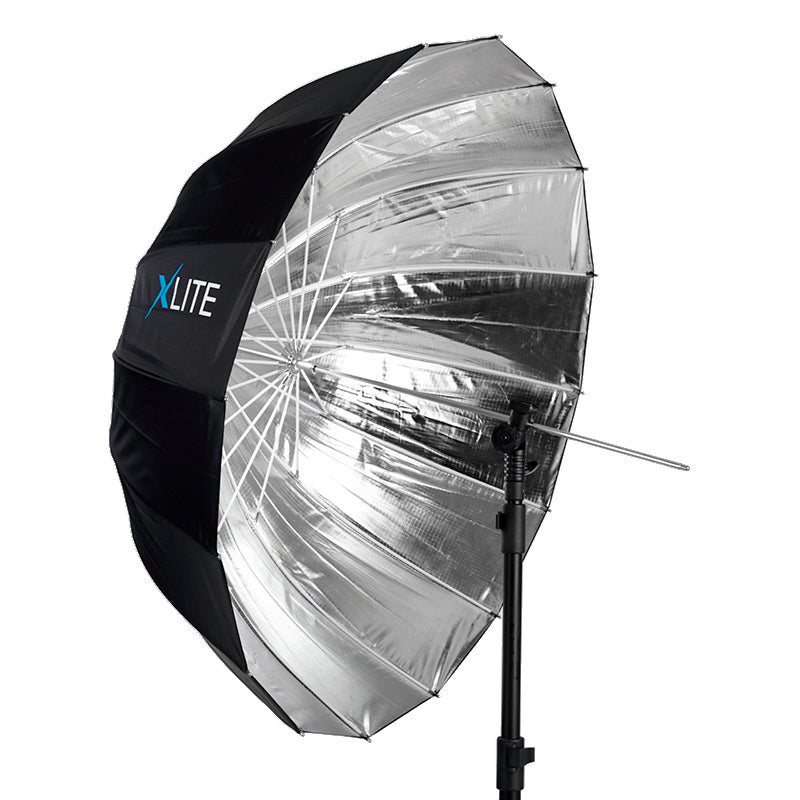 Xlite Deep Parabolic Black/Silver Umbrella 85cm