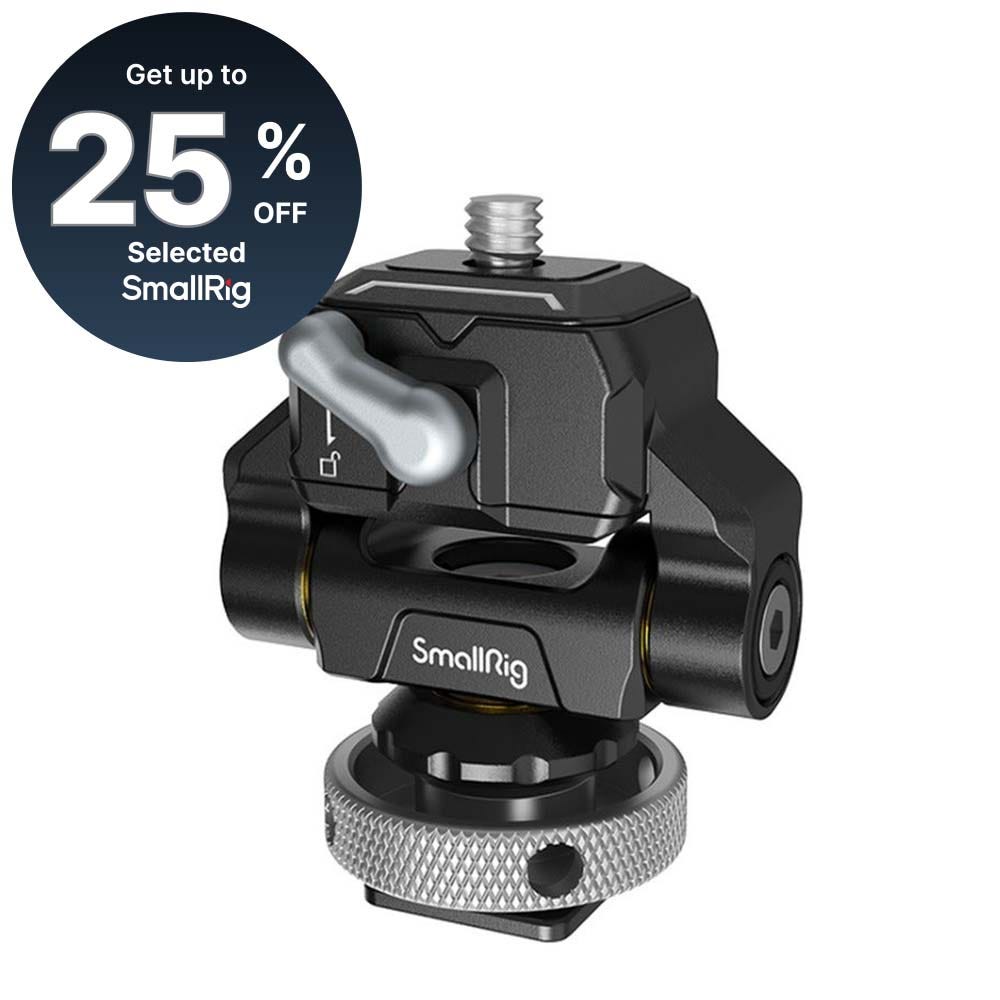 SmallRig Drop-In TALON mini Series Quick Release Adjustable Monitor Mount with Cold Shoe