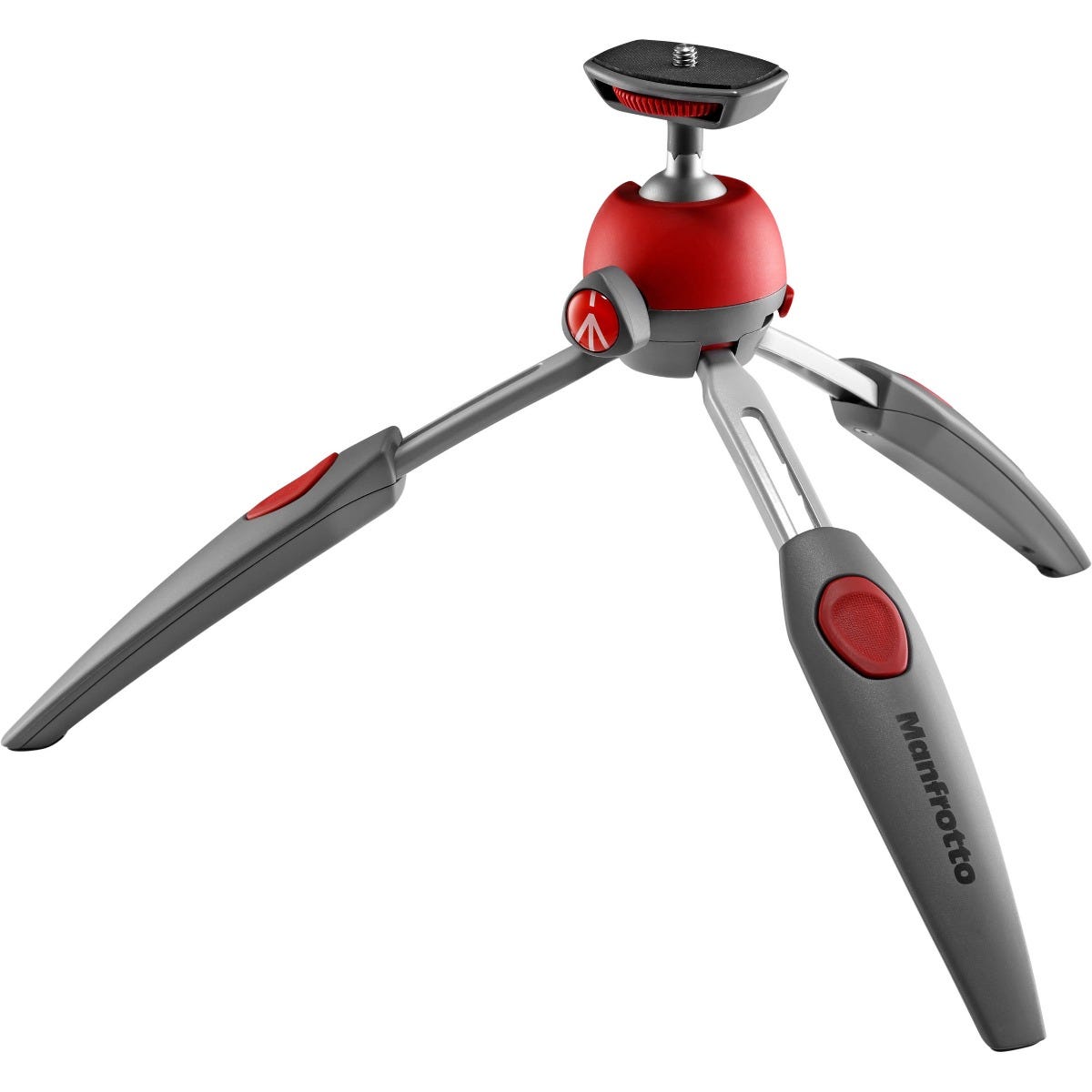 Manfrotto Tripod Mini Pixi EVO Red Ball Head 2 Section  (MTPIXIEVO-RD)