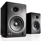 Audioengine A5+ Wireless Bookshelf Speakers with DS2 Speaker Stands (Black)