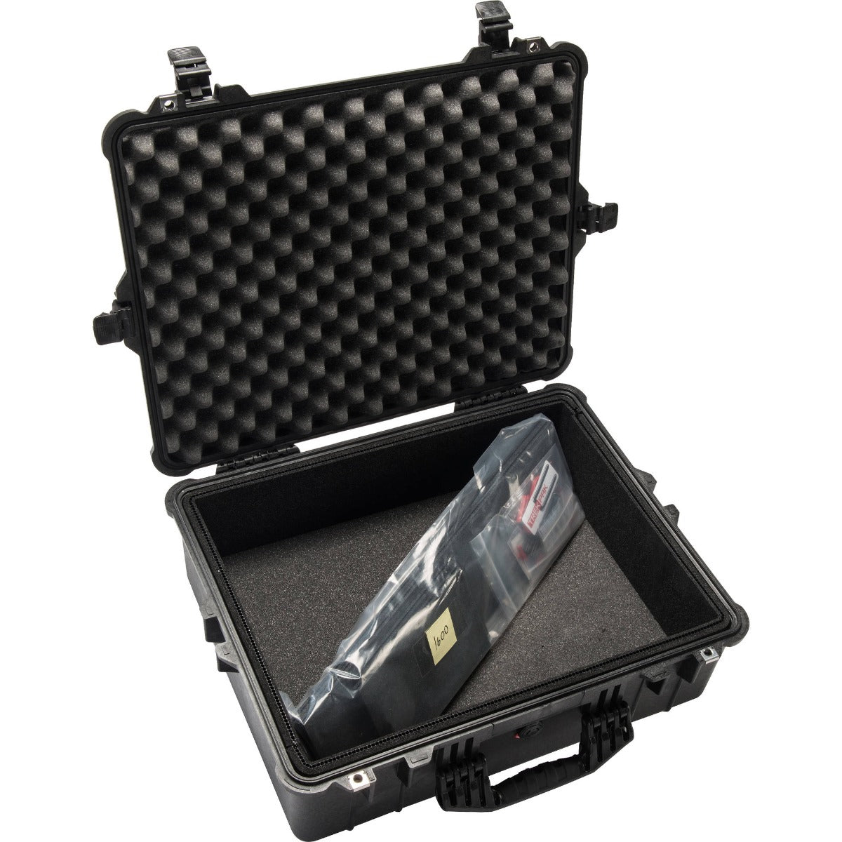 Pelican 1600 Case - Black with TrekPak Dividers