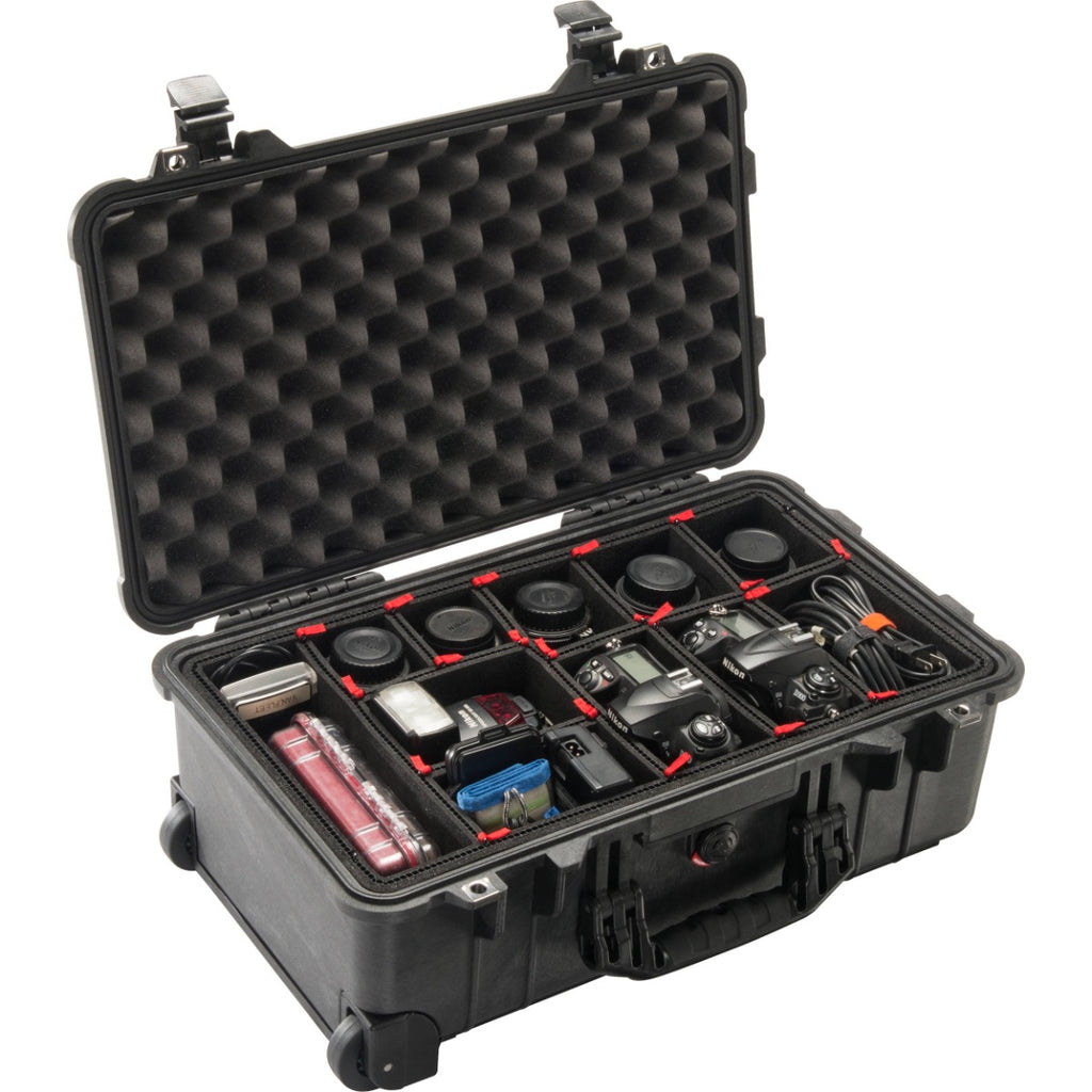 Pelican 1510 Case - Black with TrekPak Dividers
