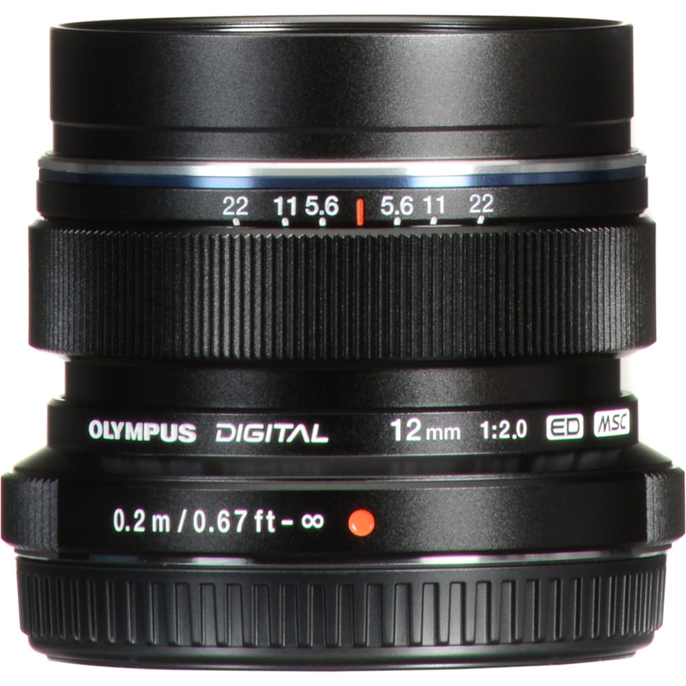 Olympus 12mm f/2.0 Lens - Black