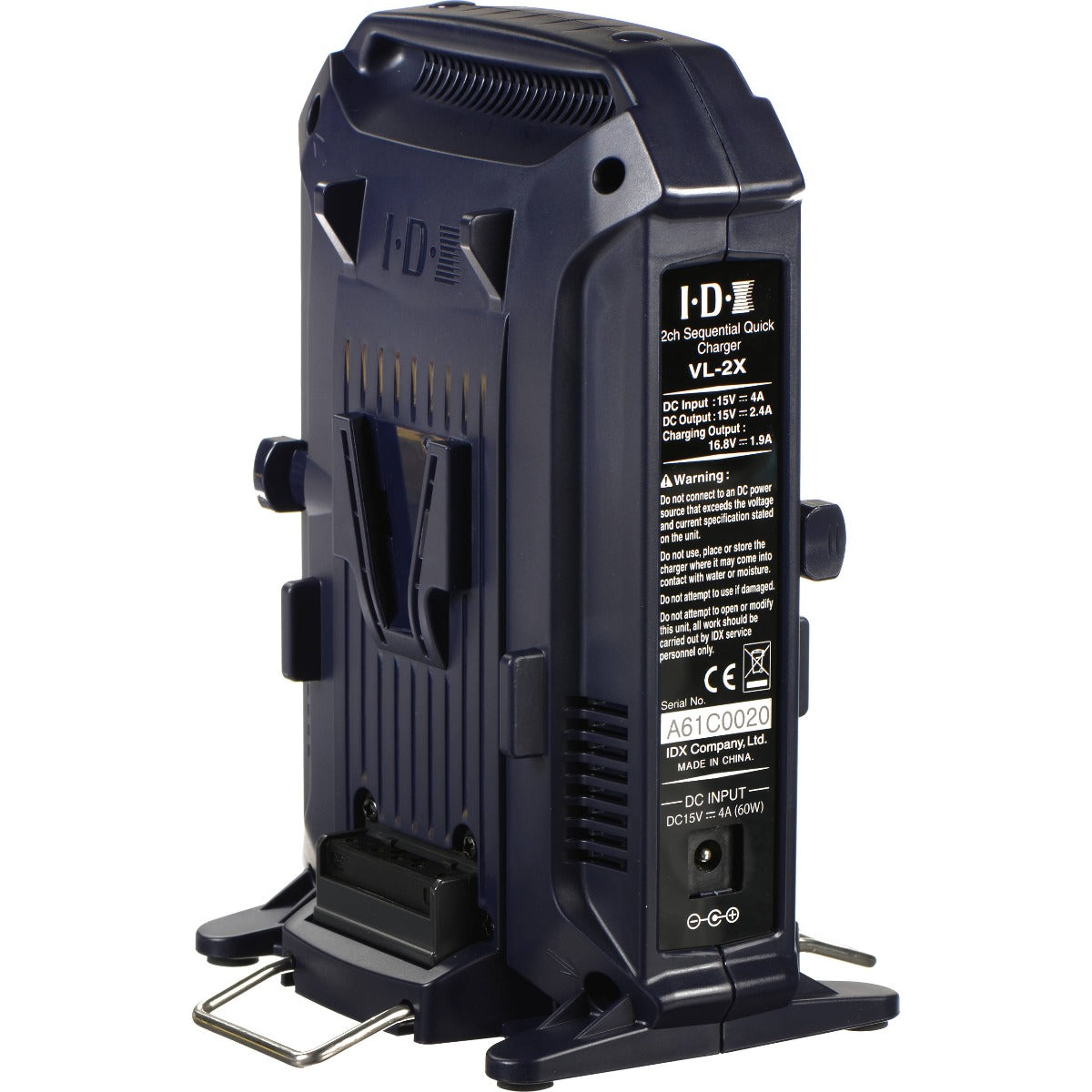 IDX ID-VL-2PLUS 2-Channel Sequential Quick Charger with 60-Watt Power