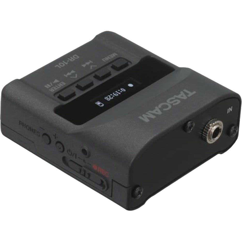 Tascam DR-10L Ultra-Compact Audio Field Recorder with Lavalier Mic