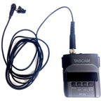 Tascam DR-10L Ultra-Compact Audio Field Recorder with Lavalier Mic