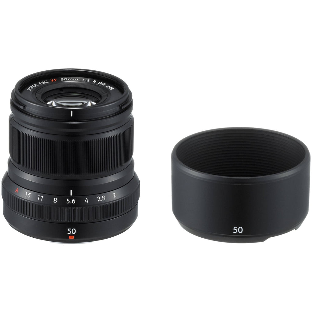 Fujifilm - XF 50mm f/2 WR Lens Black 