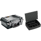 Pelican 1450 Case - Black with Padded Dividers