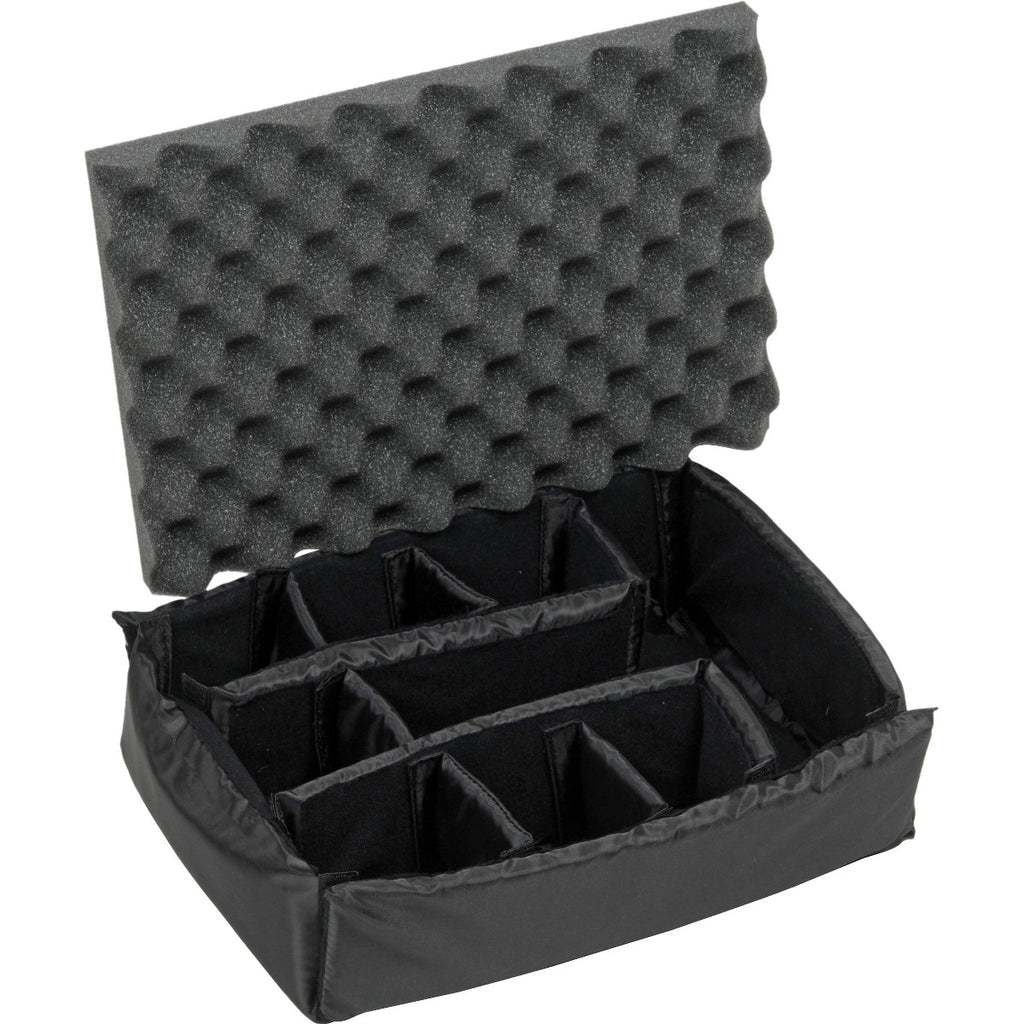Pelican 1450 Case - Black with Padded Dividers