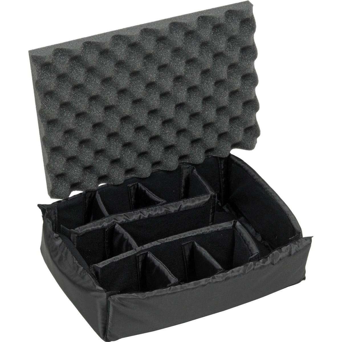 Pelican 1450 Case - Black with Padded Dividers