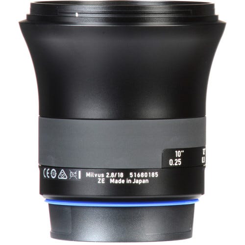ZEISS - MILVUS 18mm f/2.8 - ZE for Canon EF Mount