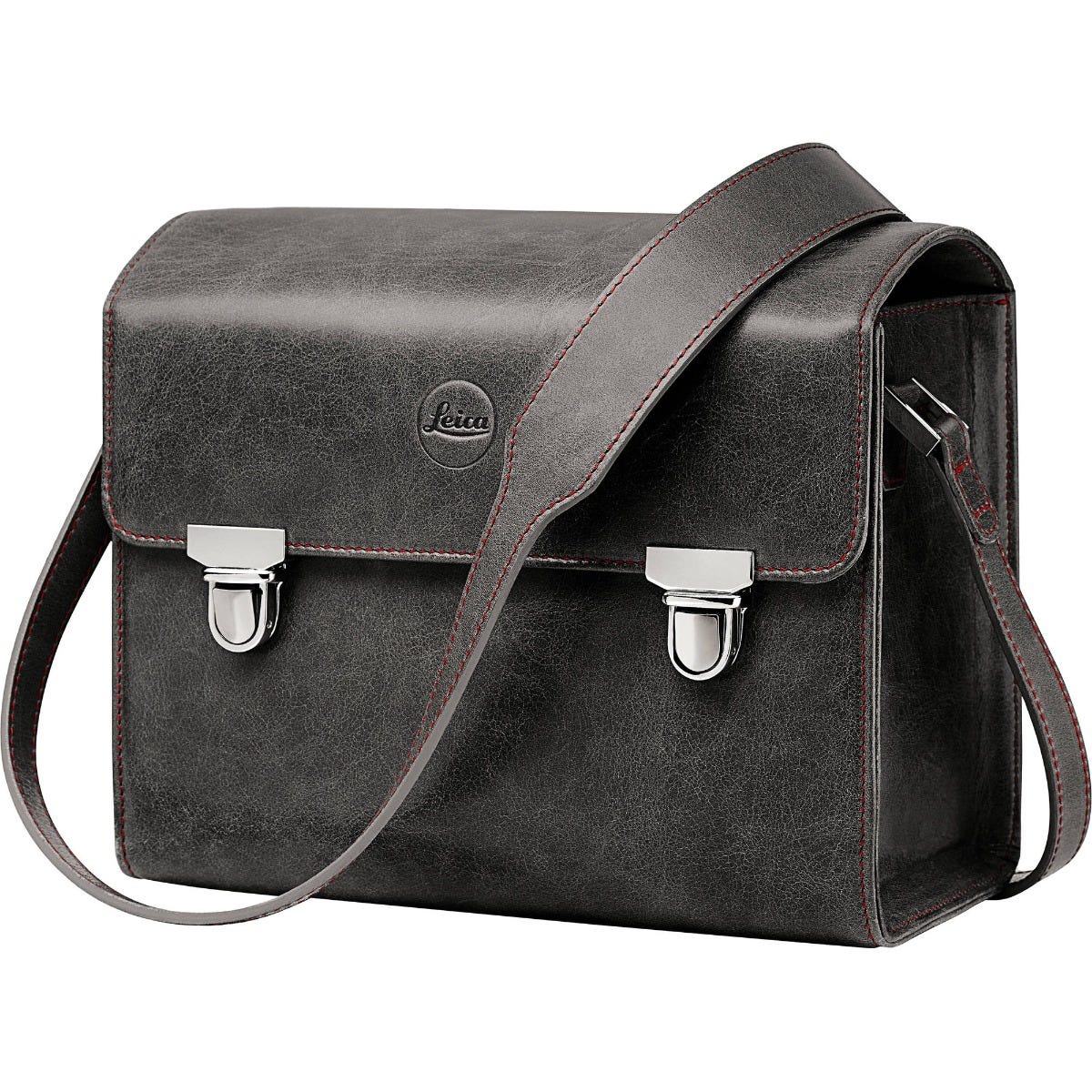 Leica System Case Leather Stone Grey - Small
