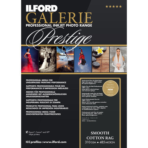 Ilford Galerie Smooth Cotton 310 GSM - A3+ - 25 Sheets GPSC19