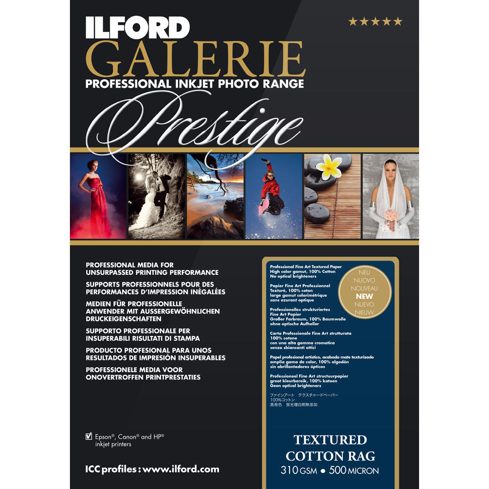 Ilford Textured Cotton Rag A3 Prestige