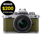 Nikon Z fc Olive Green with Nikkor Z DX 16-50mm VR SL