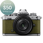 Nikon Z fc Olive Green with Nikkor Z 28mm f/2.8 (SE)
