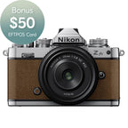 Nikon Z fc Walnut Brown with Nikkor Z 28mm f/2.8 (SE)