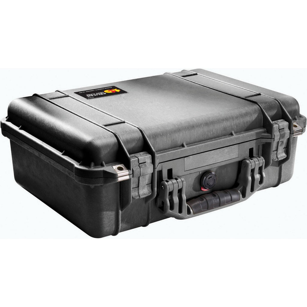 Pelican 1500 Case - Black with Padded Dividers