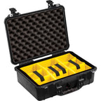 Pelican 1500 Case - Black with Padded Dividers