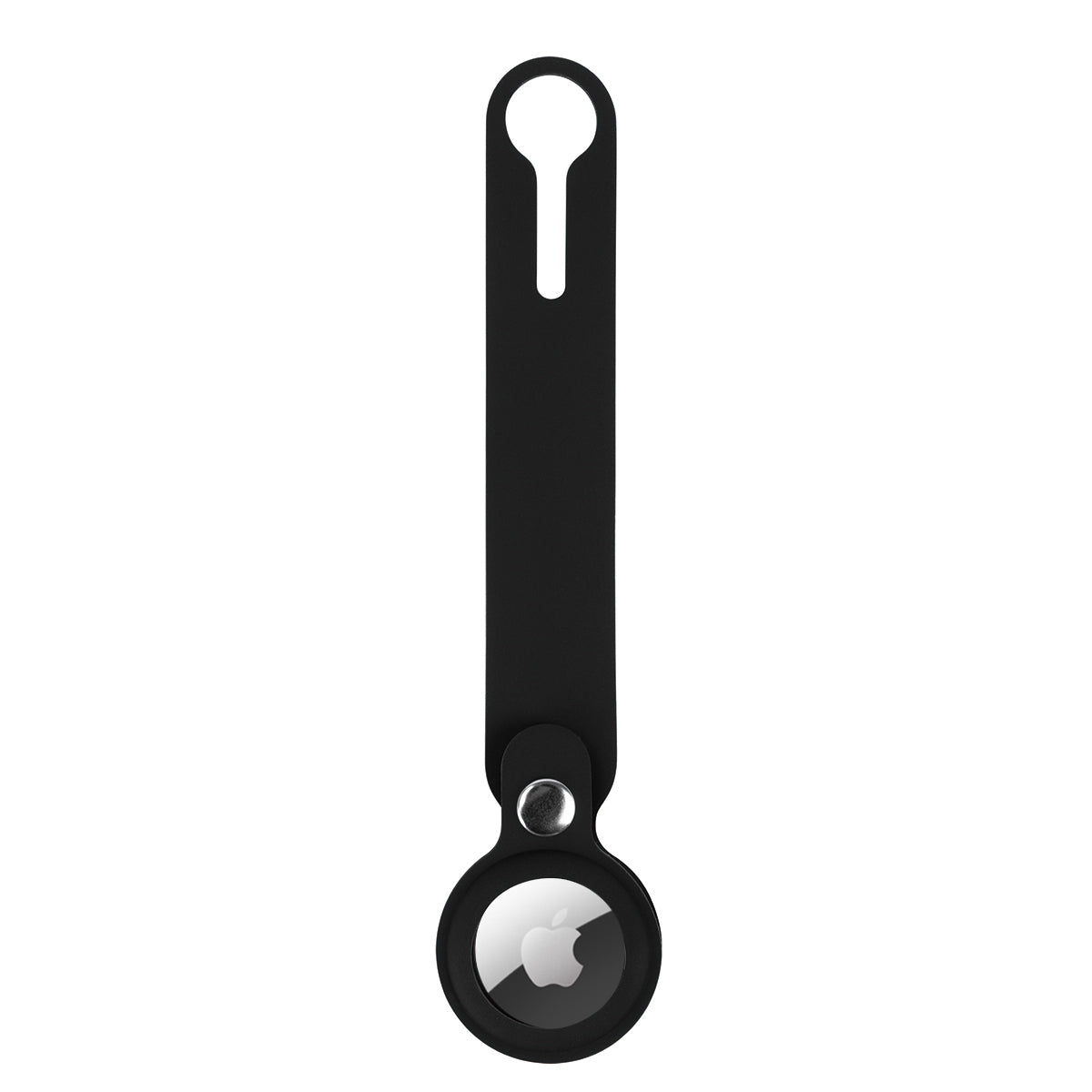 For AirTag Silicone Cover Loop (Black)