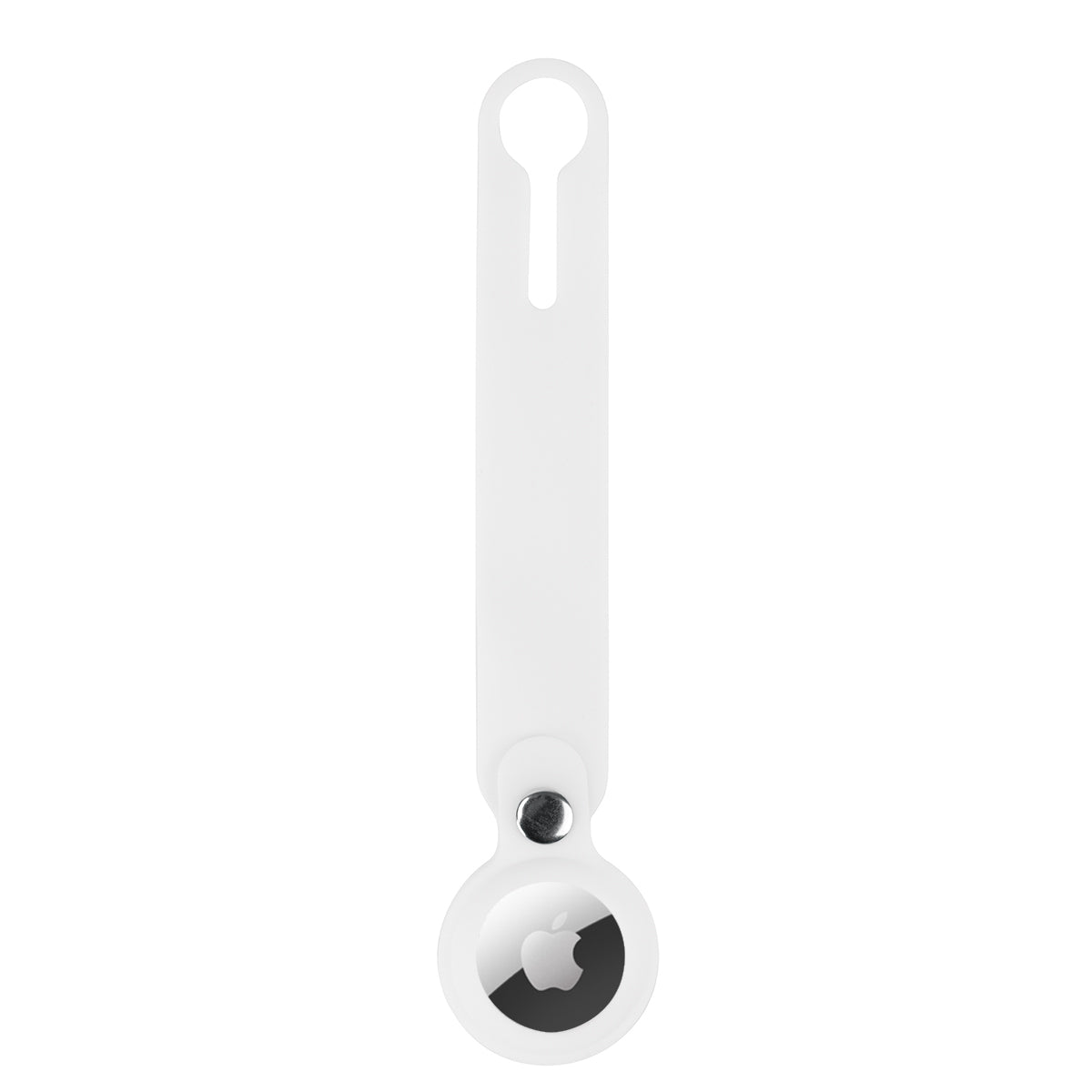  For AirTag Silicone Cover Loop (White)