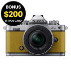 Nikon Z fc Mustard Yellow with Nikkor Z DX 16-50mm VR SL