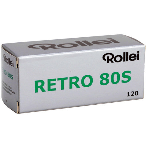 Rollei Retro 80S Black and White Negative Film - 120 Roll Film (Boxed)