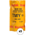 Kodak Professional T-Max 400 120 Film 5 Pack