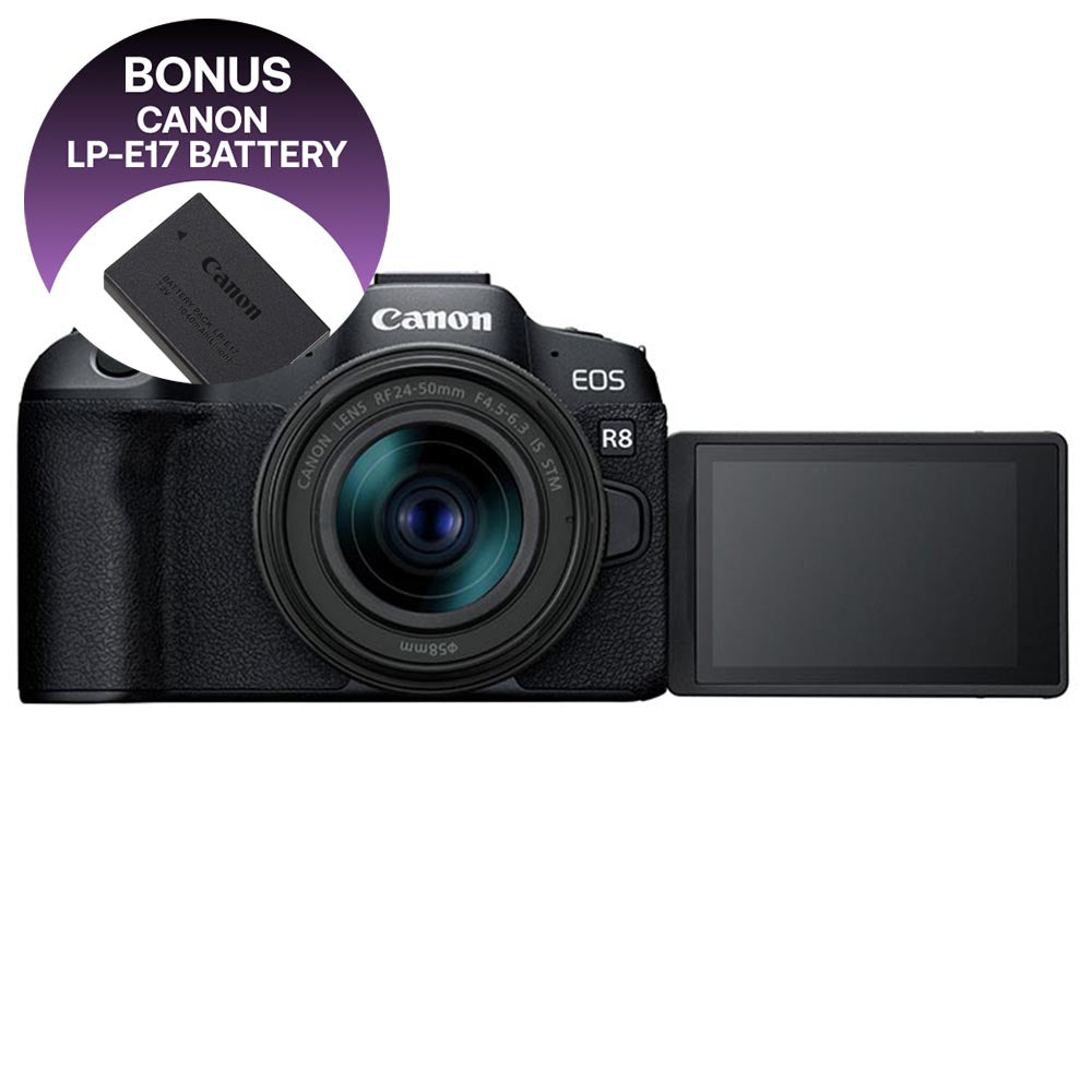 Canon EOS R8 Camera w/ RF 24-50mm Lens