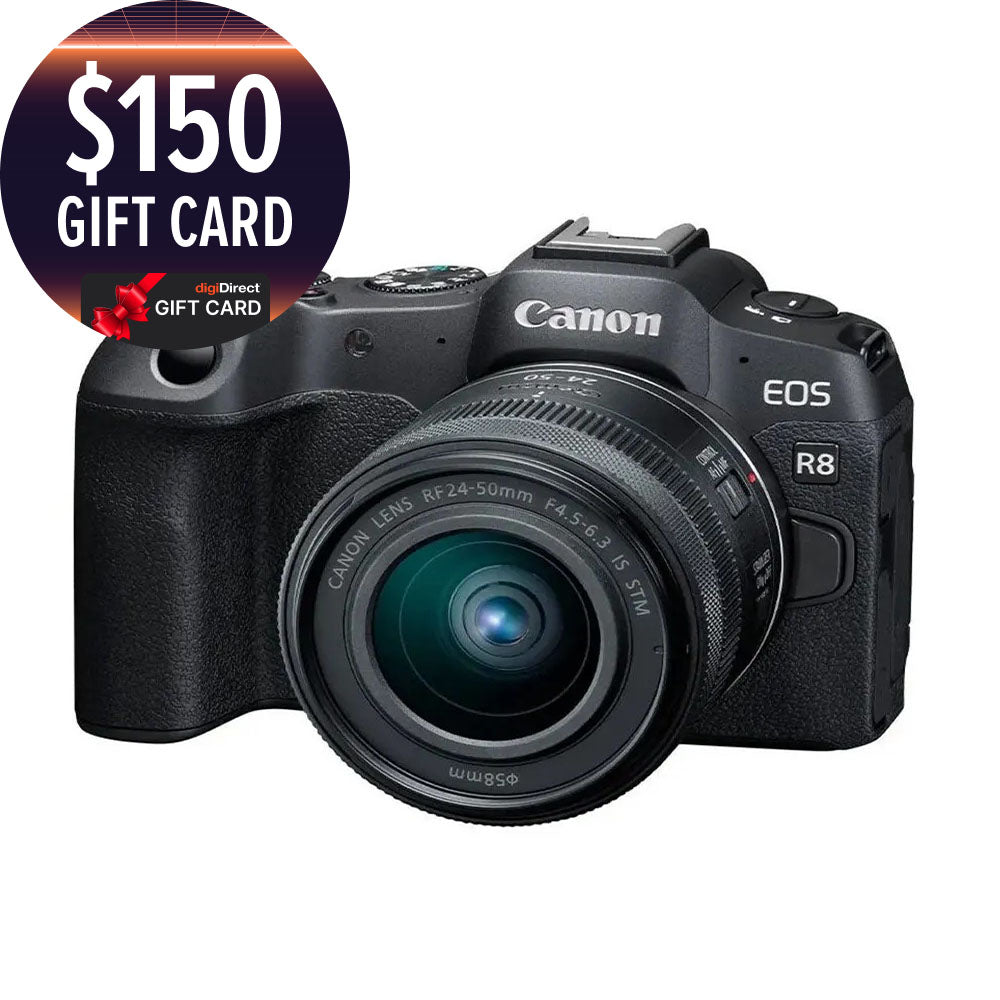 Canon EOS R8 Mirrorless Camera with RF 24-50mm Lens