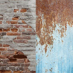 Lastolite Collapsible Background 1.5 x 2.1m - Urban Rusty Metal / Plaster