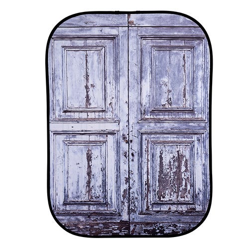 Lastolite Collapsible Background 1.5 x 2.1m - Urban Shutter / Distressed Door
