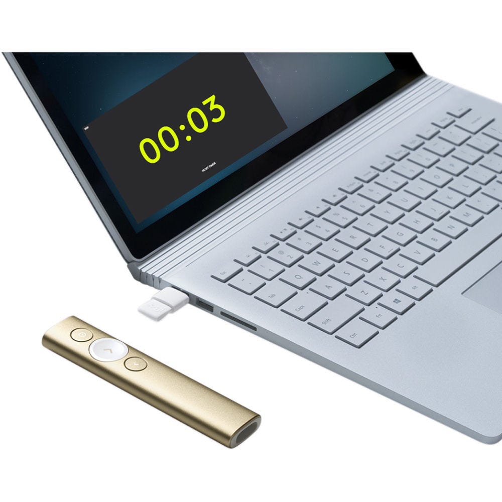 Logitech Spotlight Wireless Presentation Remote (Slate)