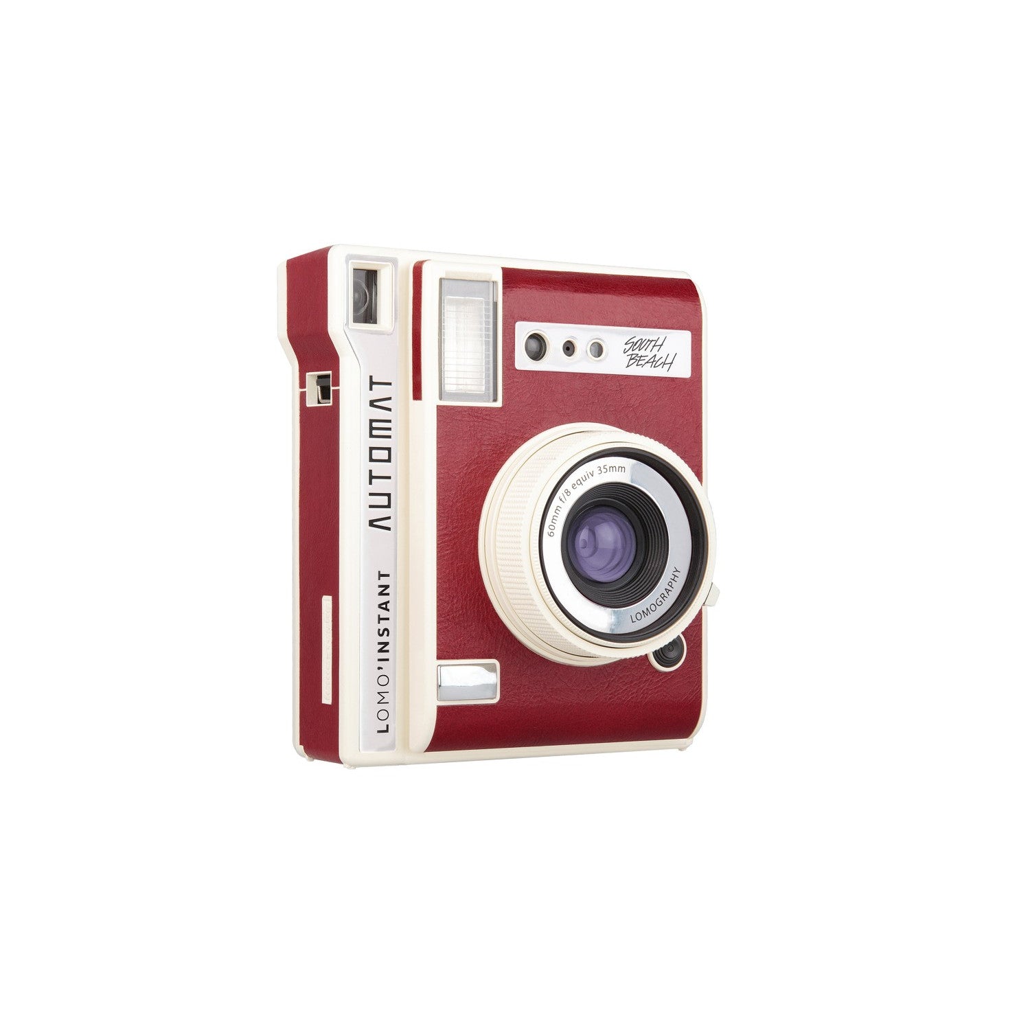 Instant Automat - RED - South Beach w. 3x Lens Kit Wide Angle Lens - Lomo