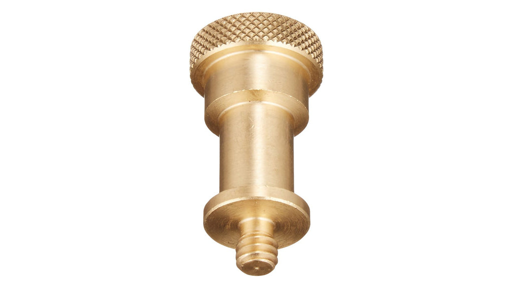 Manfrotto 151 Adaptor Stud Brass for Super Clamp System 1/4 to 3/8's 5/8 stud body