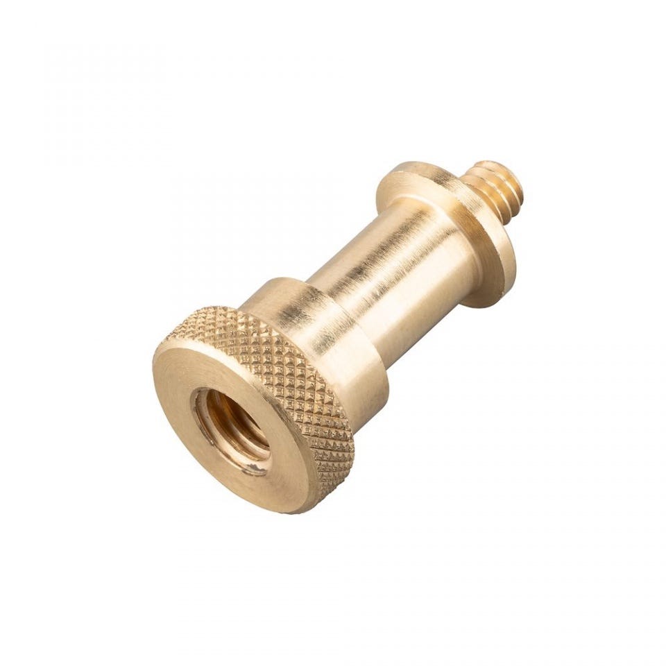 Manfrotto 151 Adaptor Stud Brass for Super Clamp System 1/4 to 3/8's 5/8 stud body