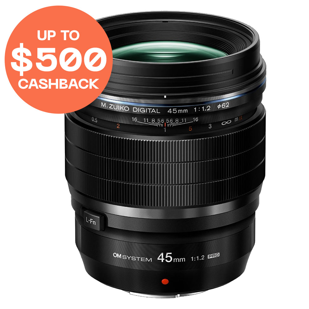 OM System 45mm f/1.2 PRO Lens