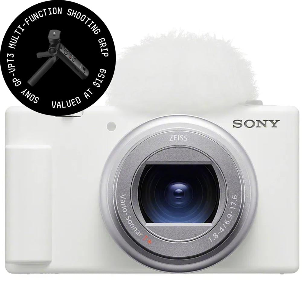 Sony ZV-1 II Vlog Camera - White